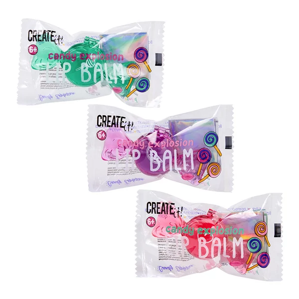 Canenco: Create it! ajakbalzsam cukorka alakú tárolóban többféle változatban 1db