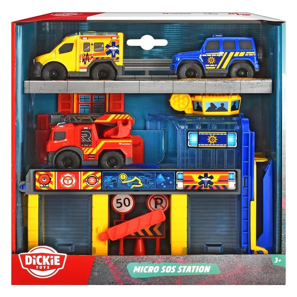 Micro SOS Station szett - Dickie Toys