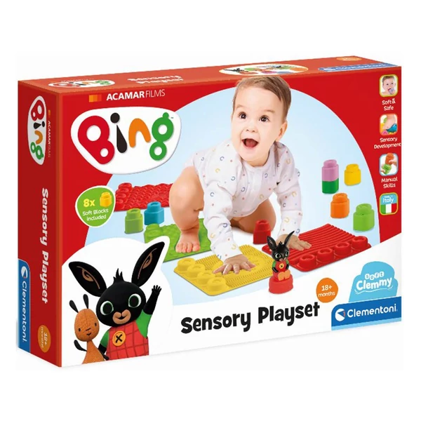 Clementoni Baby: Bing tapintást fejlesztő bébijáték