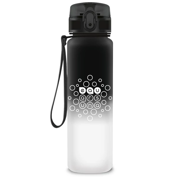 Ars Una: Fekete-fehér BPA-mentes színátmenetes kulacs 600 ml