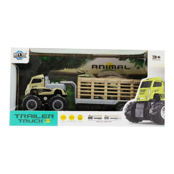 Játék elemes dínószállító teherautó többféle változatban JA6181