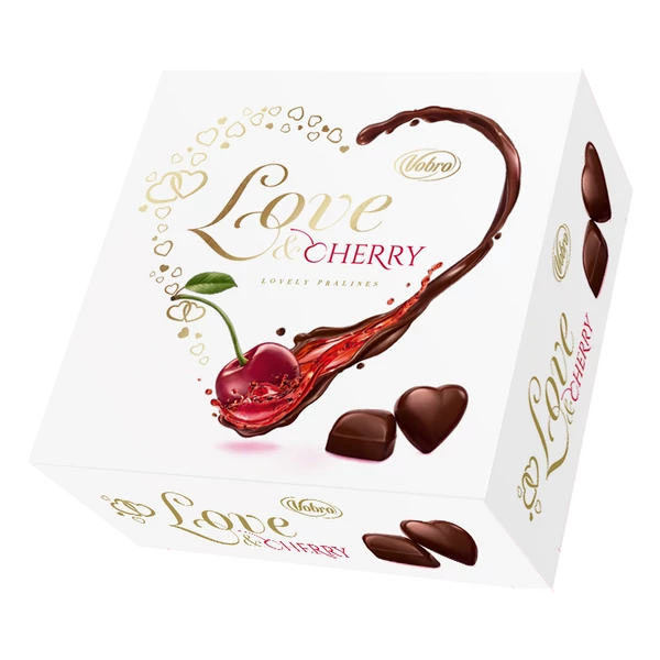 Vobro love and cherry desszert 45g