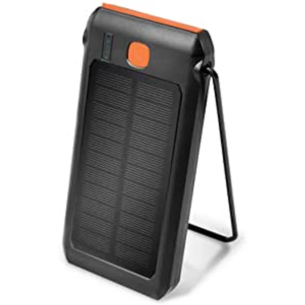 Logilink Mobil Power Bank, LiPo, 10.000mAh, napelemes, PD 18W, fekete - PA0273