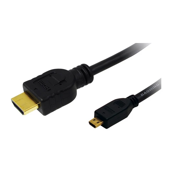 Logilink átalakító kábel HDMI (A típus) - Micro HDMI (D típus), 1.5m - CH0031