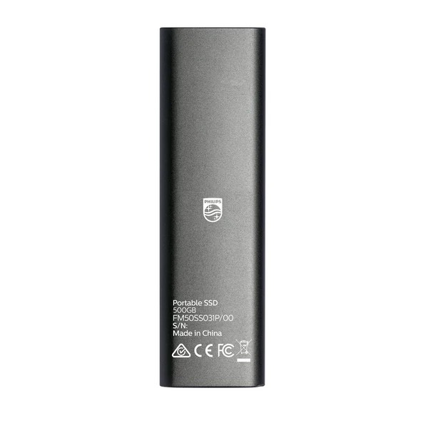 Philips Külső SSD 500 GB Ultra Speed Space Grey - PH154476