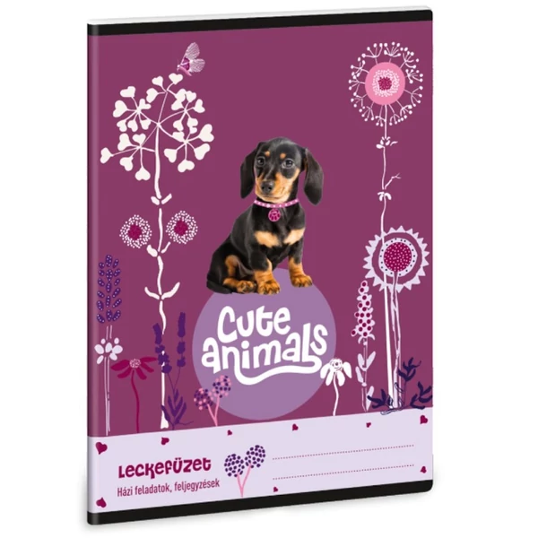 Ars Una: Cuki állatok - Kiskutya leckefüzet 38 lapos A/5