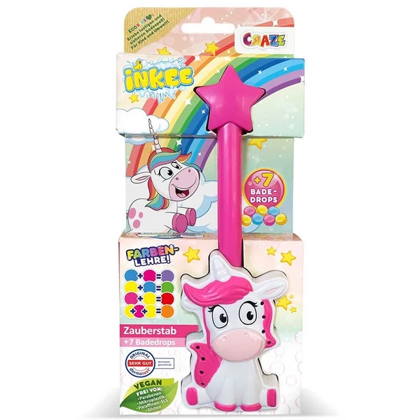 Craze Inkee: Vegán fürdő tabletta csomag unikornissal