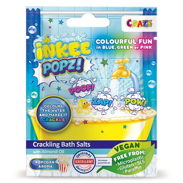Craze Inkee: Vegán Popz fürdősó popcorn aromával 15g-os