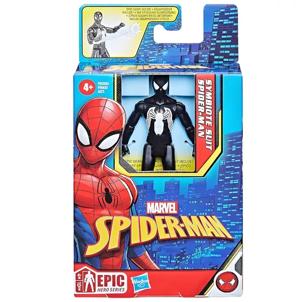 Marvel: Spider-Man - Symbiote Suit Fekete Pókember akciófigura 10 cm - Hasbro