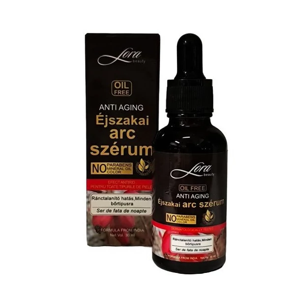 Lora éjszakai ránctalanító arcszérum 30ml 951015
