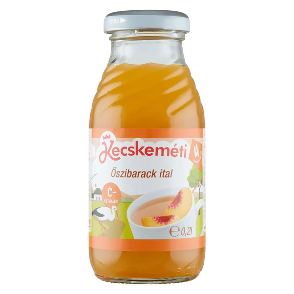 Kecskeméti Bébiital őszibarack 4hó 200ml