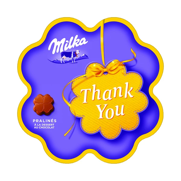 Milka desszert csokikrém "Thank you" felirattal 44g