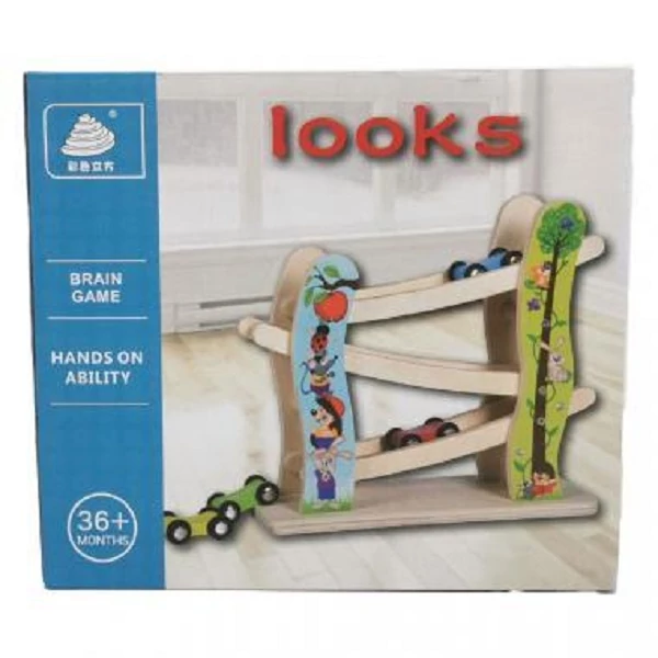 Fa parkolóház autókkal FA2120