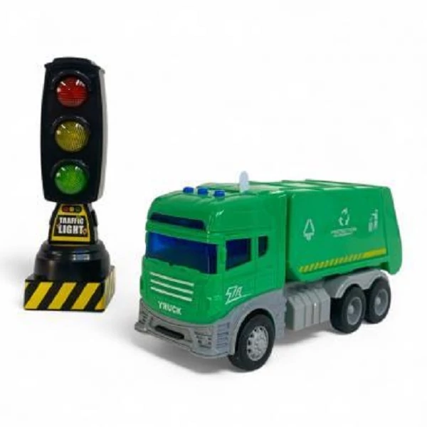 Kukásautó elemes + jelzőlámpa JA6711