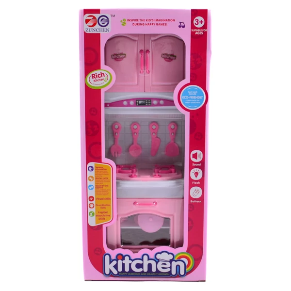 Játék pink konyhafal sütővel BZ3732