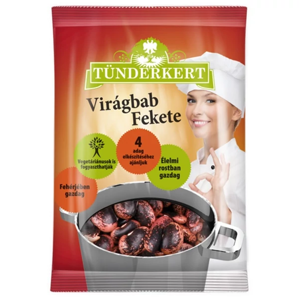 Tündérkert fekete virágbab 400g