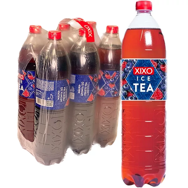 Xixo málna-áfonya ízű jegestea 1,5L DRS - csak egyedi szállítással vagy személyes átvétellel