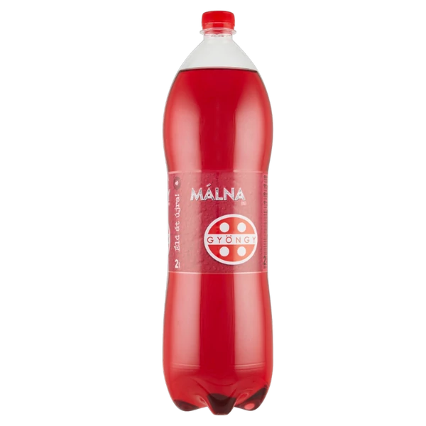 Márka gyöngy málna ízű szénsavas üdítőital 2L DRS - csak egyedi szállítással vagy személyes átvétellel