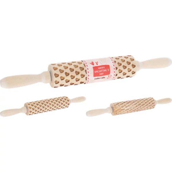 Valentin mintás forgótengelyes nyújtófa 170491610