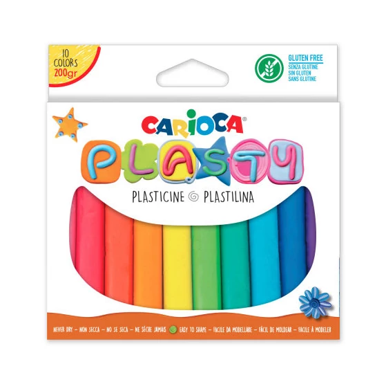 Színes modellező gyurma 10db-os szett - Carioca
