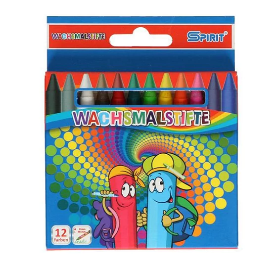 Spirit: Wax zsírkréta 12db-os szett