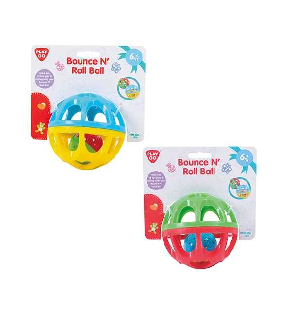 Csörgős bébi labda két féle színben