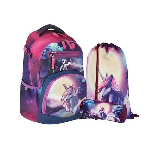 Spirit: Be Magical mintás iskolatáska, hátizsák 3db-os szett