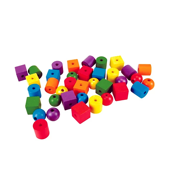 Fa gyöngyszett 72db