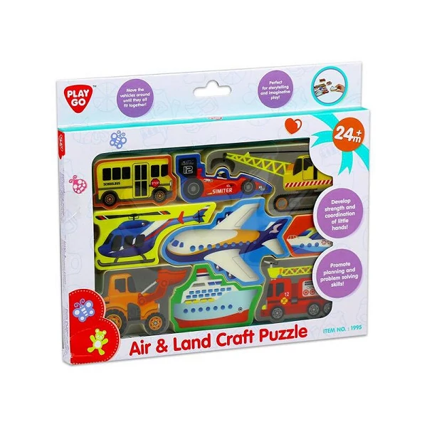 Playgo: Járművek formapuzzle