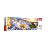 Napnyugta Santorinin 1000db-os panoráma puzzle - Trefl