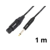 Thunder CX40-1 mikrofonkábel (6,3 mm Jack - XLR mama) - (1 m)