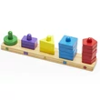 Kép 2/3 - Formarendezeő toronyépítő fa készségfejlesztő - Melissa & Doug