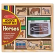 Kép 1/2 - Lovak fa nyomdakészlet - Melissa & Doug
