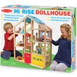 Kép 1/3 - Emeletes fa babaház lifttel - Melissa & Doug