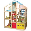 Kép 2/3 - Emeletes fa babaház lifttel - Melissa & Doug