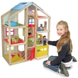Kép 3/3 - Emeletes fa babaház lifttel - Melissa & Doug