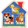 Kép 1/2 - Kiskedvencek fa puzzle fogantyúval - Melissa & Doug