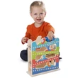 Kép 3/3 - Cikk-cakk autópálya fa játék 2db autóval - Melissa & Doug