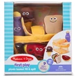 Kép 1/3 - Plüss piknik kosár 9db-os szett - Melissa & Doug