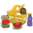 Kép 2/3 - Plüss piknik kosár 9db-os szett - Melissa & Doug
