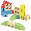 Kép 2/4 - Quercetti: ToyTown Premium 22db-os fa építőjáték