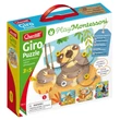 Kép 1/2 - Quercetti: Montessori Giro 4db-os állatos puzzle szett