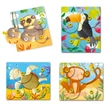 Kép 2/2 - Quercetti: Montessori Giro 4db-os állatos puzzle szett