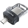 Kép 1/4 - SanDisk Dual Drive m3.0 32 GB USB micro USB pendrive mobil memória 150 MB/s (SDDD3-032G-G46) (173384)