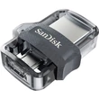 Kép 4/4 - SanDisk Dual Drive m3.0 128 GB USB micro USB pendrive mobil memória 150 MB/s (SDDD3-128G-G46) (173386)
