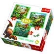Kép 1/2 - 3 az 1-ben dinoszauruszos puzzle szett - Trefl