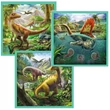 Kép 2/2 - 3 az 1-ben dinoszauruszos puzzle szett - Trefl