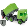 Kép 1/3 - Middle Truck: Kukás autó 43cm zöld - Wader