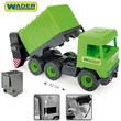 Kép 3/3 - Middle Truck: Kukás autó 43cm zöld - Wader