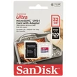 Kép 2/2 - Sandisk microSD Ultra®kártya 32GB 120MB/s  A1 Class 10 UHS-I + adapter (186500)
